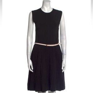 Ted baker black knit dress fit and flare size TB1/2-4US